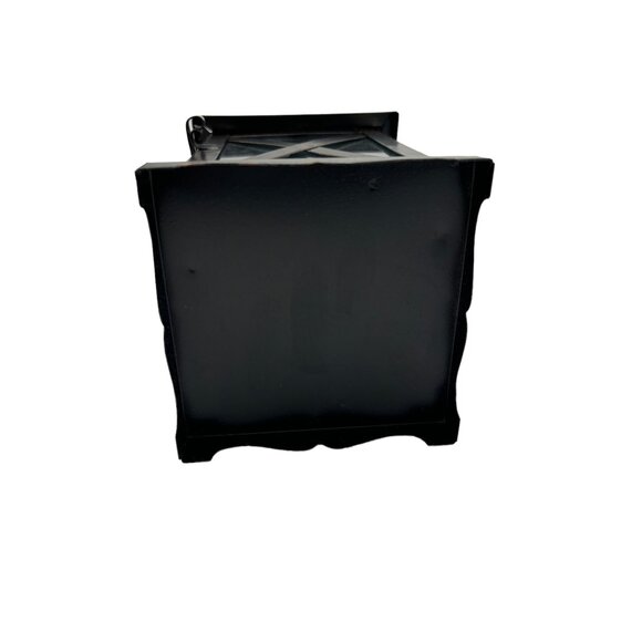 2 Metal and Glass Candle Lanterns Oil Rubbed Bronze New 10" x 4" Votive Candle h - Picture 6 of 14